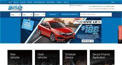 Desktop Screenshot of butlerhonda.com